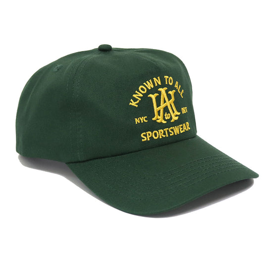 The Western Snapback Hat in Green and Yellow