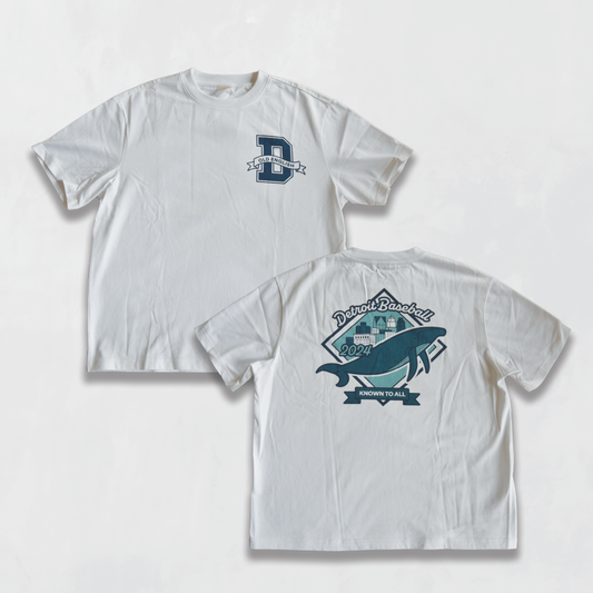 Detroit Baseball Old English Tee