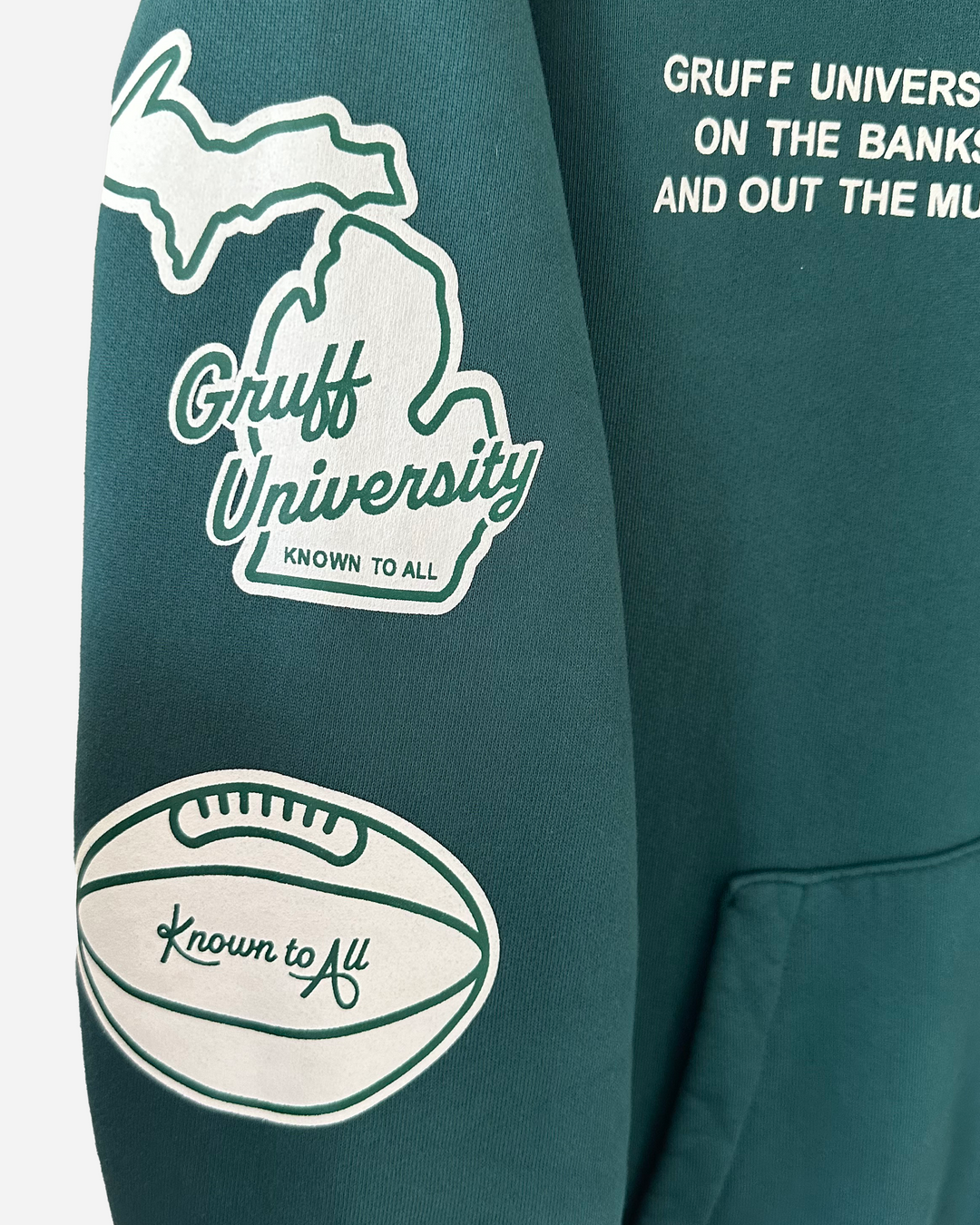 Gruff University Heavyweight Letterman Hoodie